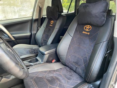 Чехлы на Тойота РАВ 4 Toyota RAV4 XA40 2013-2018 з/с раздельная. Для 4 ...