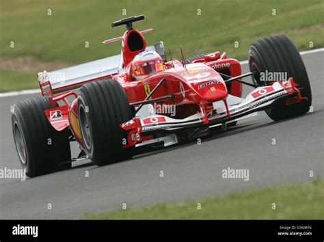 Dpa Brazilian Formula One Driver Rubens Barrichello Of Ferrari Drives