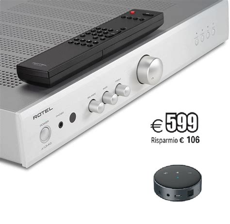 Rotel A10 MKII silver + WIIM MINI IN OMAGGIO – Audioevolutionhifi
