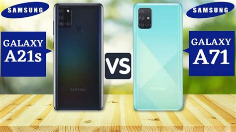 Samsung Galaxy A21s Vs Samsung Galaxy A71 Youtube