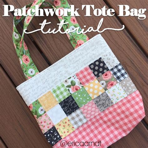 Can Use Mini Charm Pack Patchwork Tote Bag Tutorial Confessions Of A