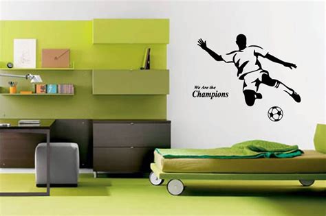 Наклейка Футболист на стену