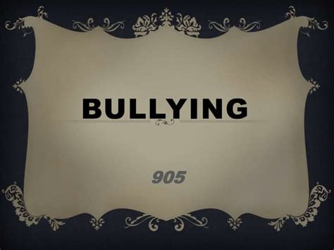 Bullying | PPT