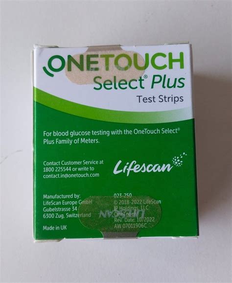 Onetouch Select Plus Test Strip Strips At Rs In Coimbatore Id