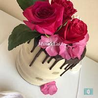 Chocolate Drip Naked Cake Decorated Cake By Muna S CakesDecor