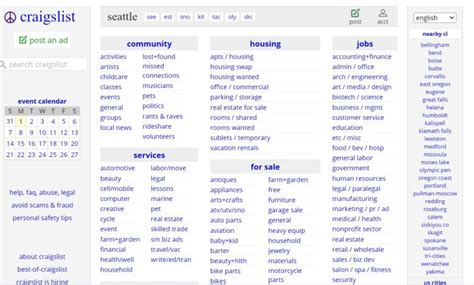 Craigslist Seattle | How To Get The Best Deals