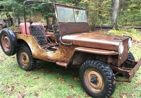 Original Paint And Rare Accessories 1948 Willys CJ2A Barn Finds