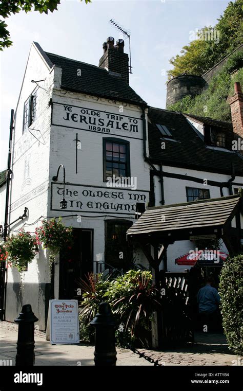 Ye Olde Trip To Jerusalem Most Ancient Inn In England Pub Castle Road