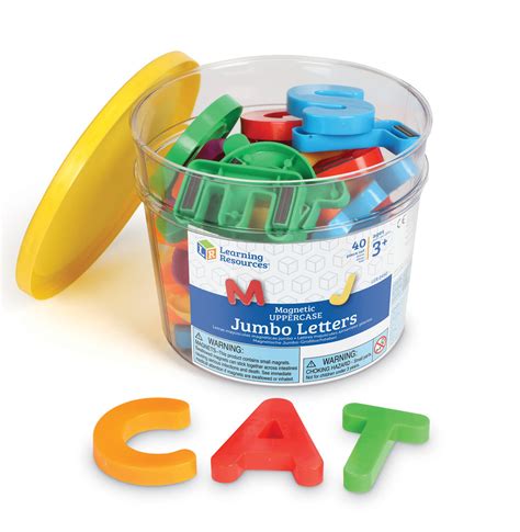 Learning Resources Jumbo Uppercase Magnetic Letters | LER0450 – SupplyMe