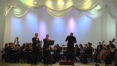 Галина Горелова концерт для 2-х труб и симфонического оркестра - YouTube