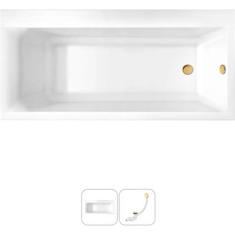 Акриловая ванна Lavinia Boho Catani в наборе 2 в 1: акриловая ванна ...