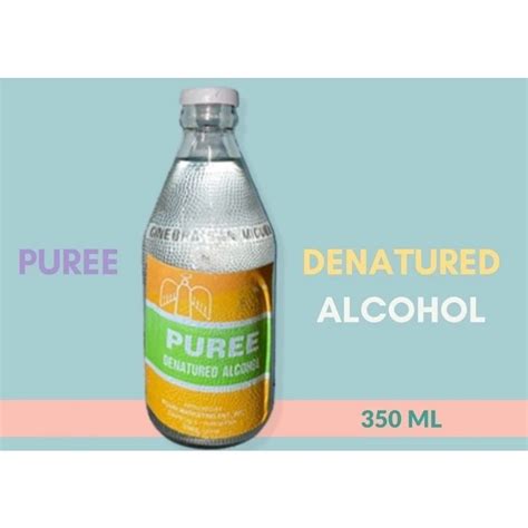 Puree Denatured Alcohol 350cc Shopee Philippines