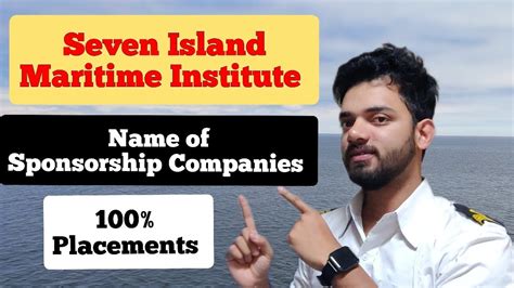 Sponsorship Companies In Seven Island Maritime Institute For DNS ETO