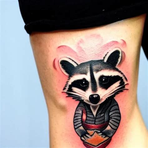 Share 69 Small Raccoon Tattoo Super Hot In Cdgdbentre