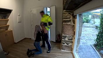 The Delivery Man Comes Home And I Give Him A Surprise Blowjob Xvideos