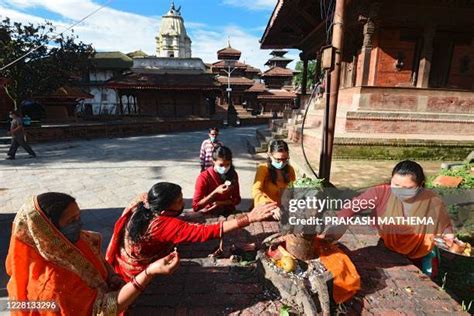 84 Nepali Women Celebrate Teej Festival Stock Photos High Res Pictures
