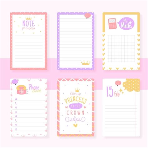 Premium Vector Scrapbook Notes And Cards