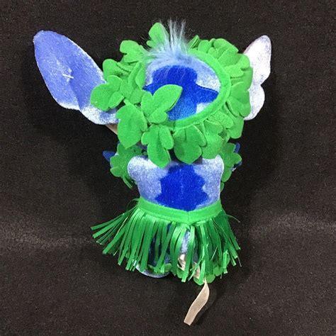 Disney store Lilo And Stitch Hula Stitch Plush 7" NWT | #4549064718