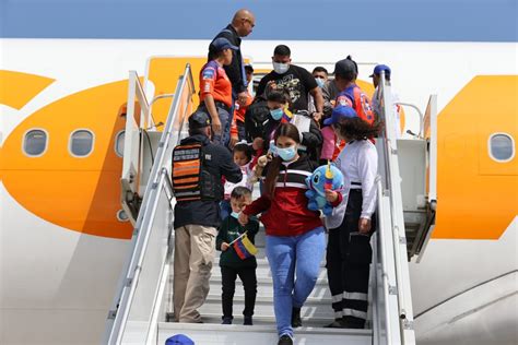 Más de 200 connacionales arribaron a Venezuela desde México - Qué Pasa