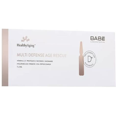 Babe Healthy Aging Multi Defense Age Rescue Ampoules X Ml Nar Ecza