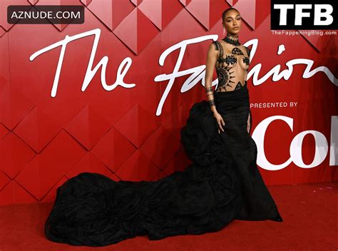 Jourdan Dunn Shows Off Her Sexy Tits At The Fashion Awards In London Fashion Talents Via