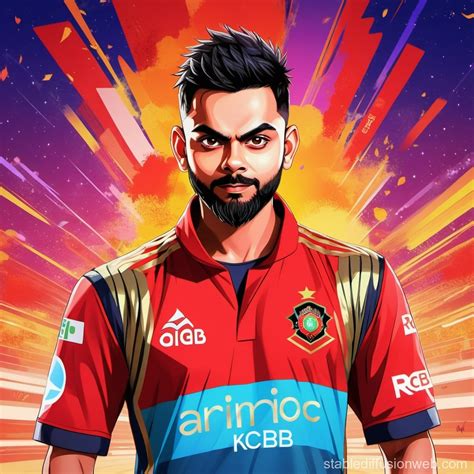 Virat Kohlis Rcb Career Stable Diffusion Online
