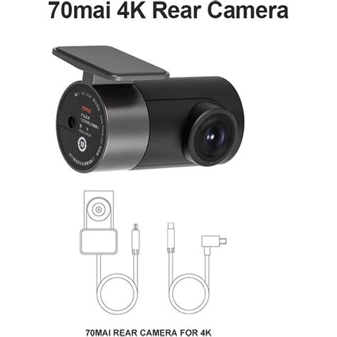 70mai Rear Camera RC06 Dash Cam, 1080P, 130 DEGREE FOV, Backup Camera ...