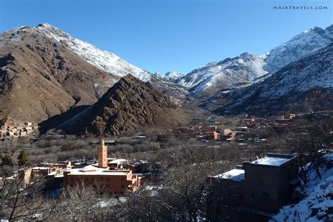 High Atlas Mountains (Jebel Toubkal) in winter - Maja Travels