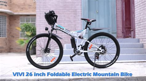 VIVI M026TGB Folding Electric Mountain Bike Assembly Guide YouTube