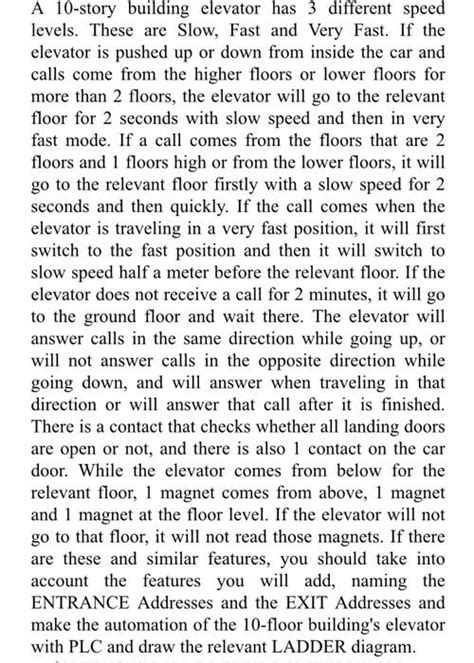 Solved A 10-story building elevator has 3 different speed | Chegg.com