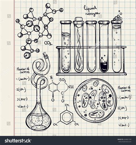Science Lab Drawing at PaintingValley.com | Explore collection of