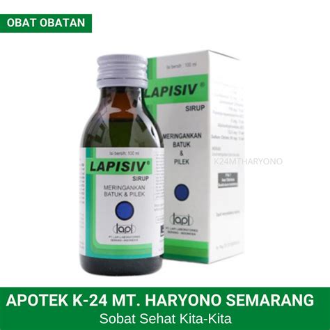 Lapisiv Sirup 100 Ml Obat Batuk Kering Berdahak Flu Alergi Anak