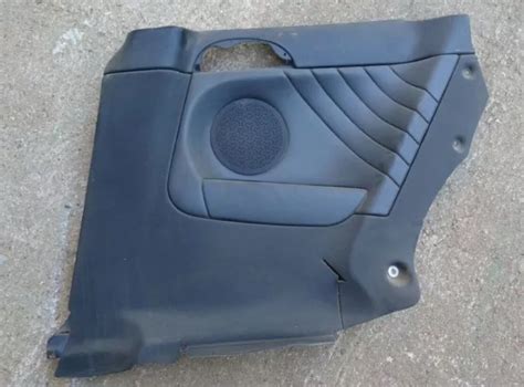 COPPIA PANNELLI INTERNI Posteriori In Pelle Nera Alfa Romeo Gt EUR 80