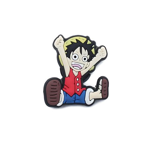 One Piece Crocs Charms – Luffy Jumping PVC Crocs Charm | Crocscharm