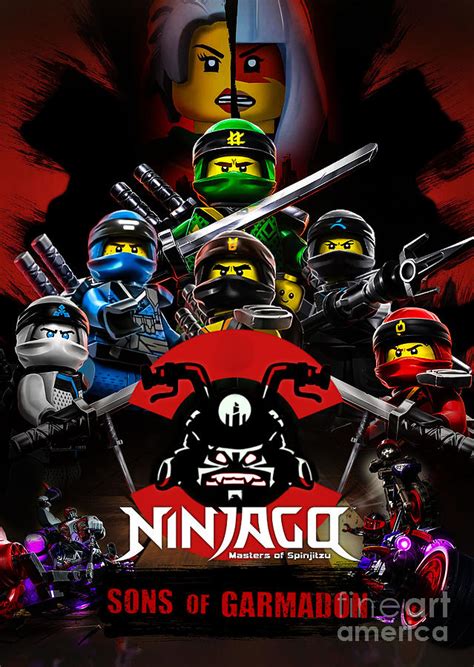 Ninjago Sons Of Garmadon Digital Art By Lee Min Ruf Fine Art America