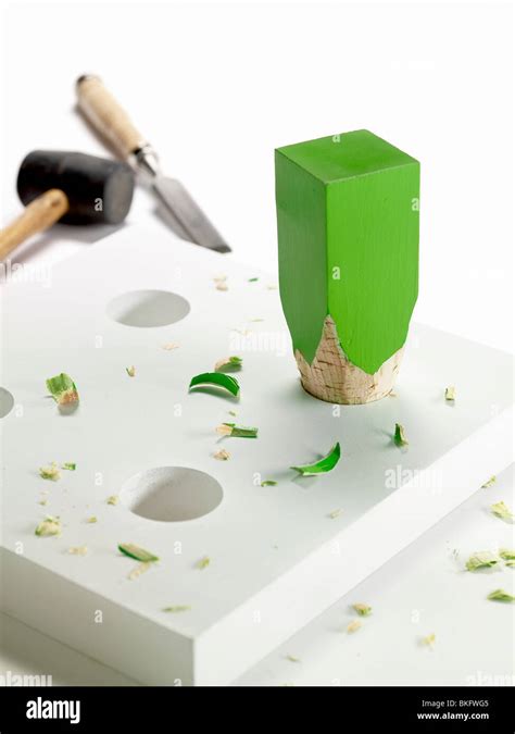 Square Peg Round Hole Stock Photo Alamy