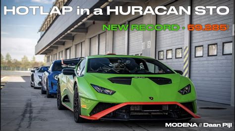 New Record Lamborghini Huracan Sto Hotlap At Modena Pov Onboard