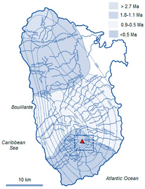 The Basse-Terre Island of Guadeloupe (Eastern Caribbean, France) and