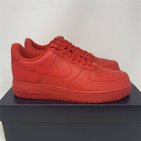 Nike Air Force 1 Low Triple Red For Sale - Kicks Collector