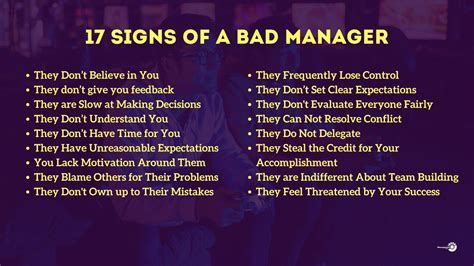 Signs Of A Bad Manager And How To Deal With Them Guiding