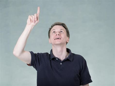 Premium Photo | Young man with finger