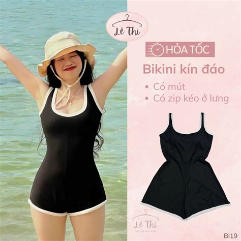Discreet Bikini Form Bodysuit Basic Black White Border Super Pretty Female Beach Jumsuit With