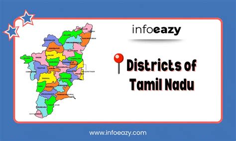 districts  tamil nadu  area population map hq details