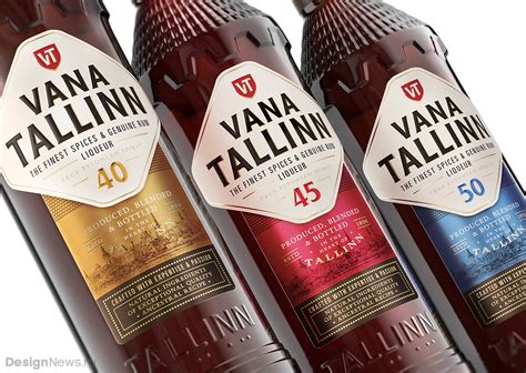 Редизайн этикетки знаменитого ликера Vana Tallinn