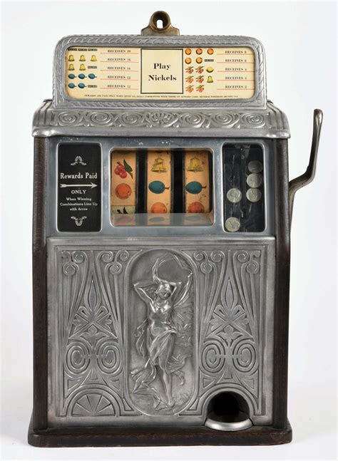 Lot Detail Caille Bros Superior Nude Front Slot Machine