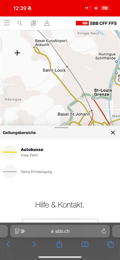 Basel EuroAirport im GA inkludiert?