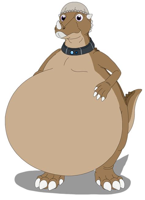 Knuckle The Pachycephalosaurus Big Belly By Mcsaurus On Deviantart