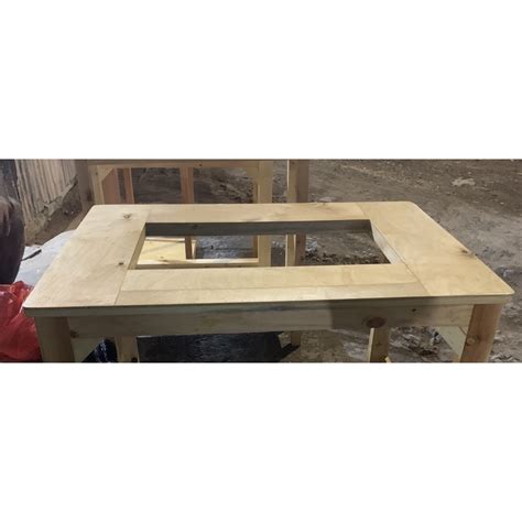 jual meja kompor tanam  kaki shopee indonesia