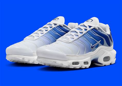 Nike Air Max Plus White Blue Fade