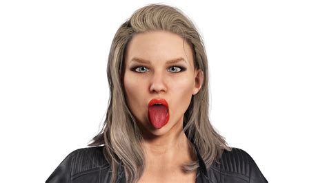 D Model Jennifer Lawrence Women Naked And Clothed Full Rigged VR AR Low Poly CGTrader